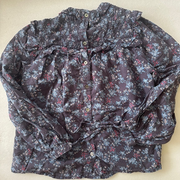 Sea New York Tilly Smocked Long Sleeve Top - Picture 5 of 7